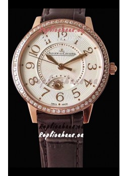 Jaeger-LeCoultre Rendez-Vous Rose Gold Night & Day Medium 1:1 Mirror Swiss Watch 