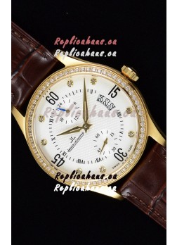 Jaeger LeCoultre Master Control Yellow Gold Swiss Replica Watch 