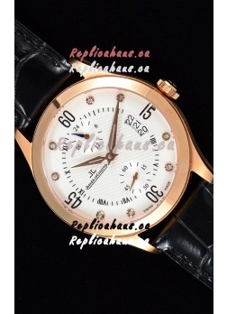 Jaeger LeCoultre Master Control Rose Gold Swiss Replica Watch 