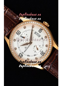 Jaeger LeCoultre Master Control Rose Gold Swiss Replica Watch 