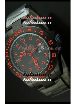 Rolex Explorer II Bamford Stealth and Flame Edition PVD Strap Replica Watch