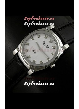 Rolex Cellini Japanese Replica Watch with Diamond Hour Markers
