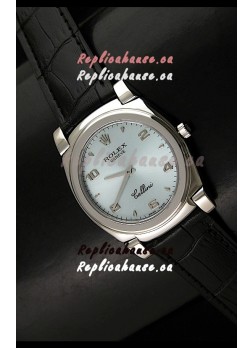 Rolex Cellini Japanese Replica Watch in Silver Dial