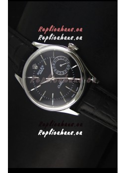 Rolex Cellini Date 50519 Swiss Replica Watch in Black Dial 