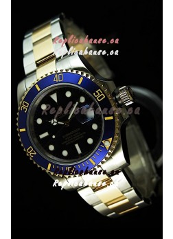 Rolex Submariner Swiss Replica Watch in Two Tone Case - Super Luminous Markers