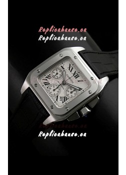 Cartier Santos 100 Chronograph - 1:1 Mirror Replica Watch