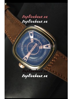 SevenFriday M2-2 in Black PVD Coated Casing - 1:1 Mirror Quality 
