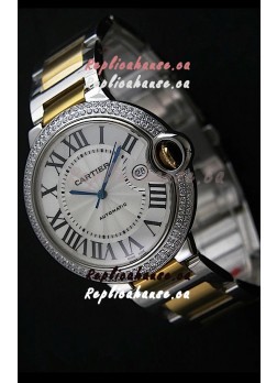 Cartier Ballon Bleu Swiss Replica Automatic Watch in White Dial