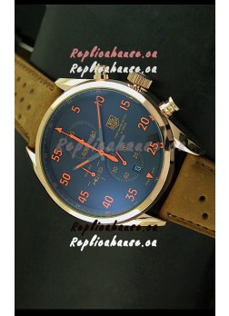 Tag Heuer Carrera 1887 SpaceEX Edition Japanese Quartz Watch in Pink Gold