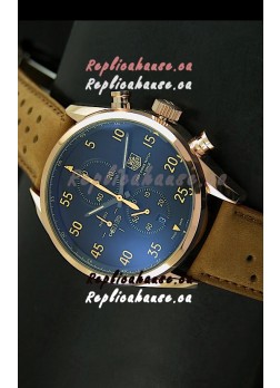 Tag Heuer Carrera 1887 SpaceEX Edition Japanese Quartz Watch in Pink Gold