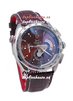 Tag Heuer Grand Carrera Calibre 36 Japanese Automatic Watch in Brown Face