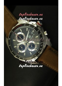 Tag Heuer Calibre 16 Stainless Steel Watch in Grey Dial