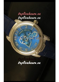 Ulysse Nardin Dual Escapement Japanese Watch in Blue Dial