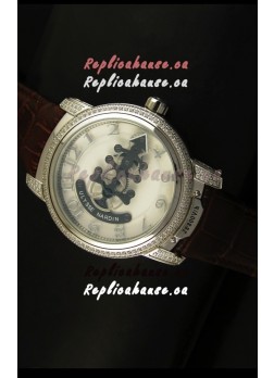 Ulysse Nardin Dual Escapement Japanese Watch in White Dial