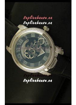 Ulysse Nardin Dual Escapement Japanese Watch in Grey Dial