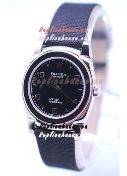 Rolex Cellini Cestello Ladies Swiss Black Watch