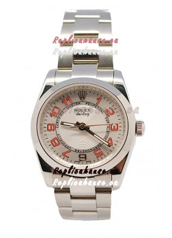 Rolex Oyester Perpetual Air King Swiss Replica Watch in Metalic Dial